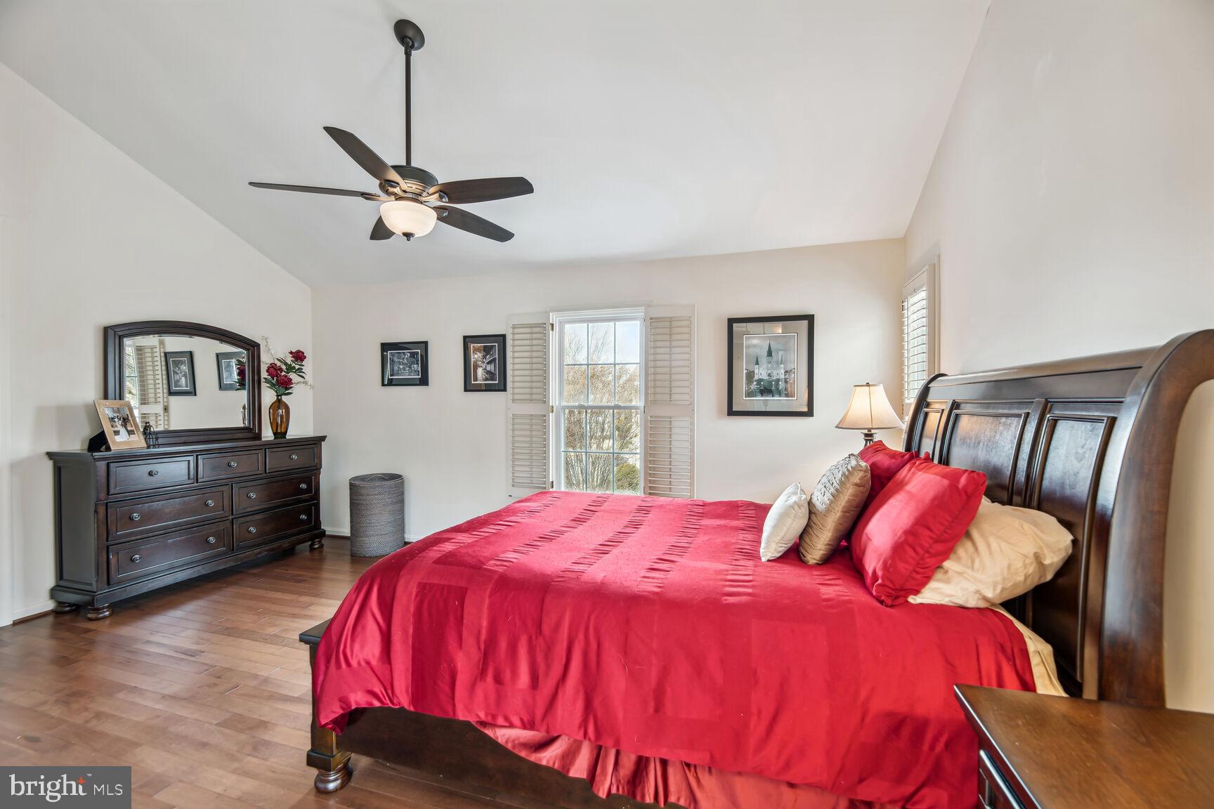 6603 Forsythia Street Springfield, VA 22150 - Photo 33 of 73 Primary BR -Hardwoods & Ceiling Fan w/ Light!