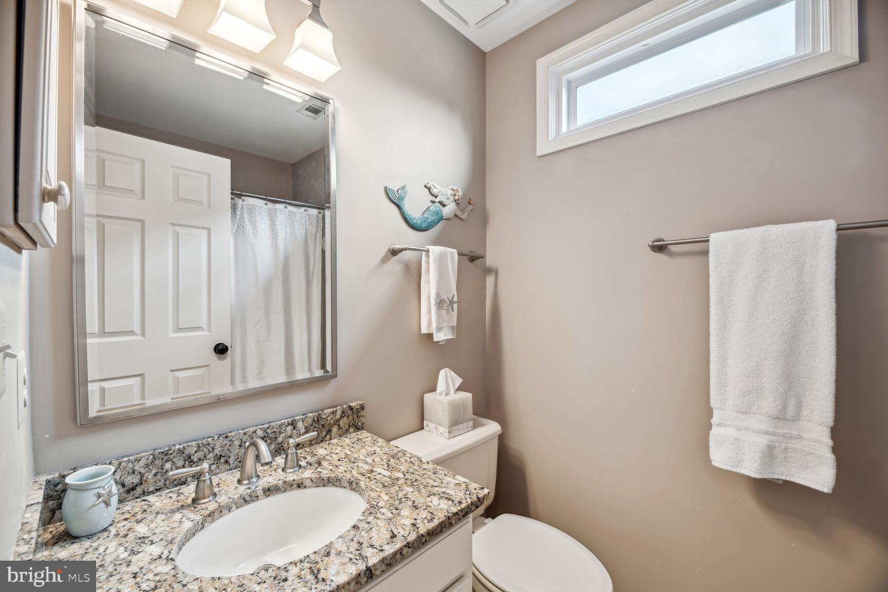 6603 Forsythia Street Springfield, VA 22150 - Photo 47 of 73 Bathroom #2 Boasts Single Sink Granite Vanity!