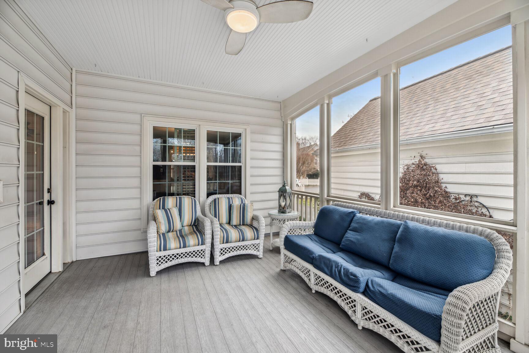6603 Forsythia Street Springfield, VA 22150 - Photo 62 of 73 Spacious Screened Porch w/ Ceiling Fan/Light!