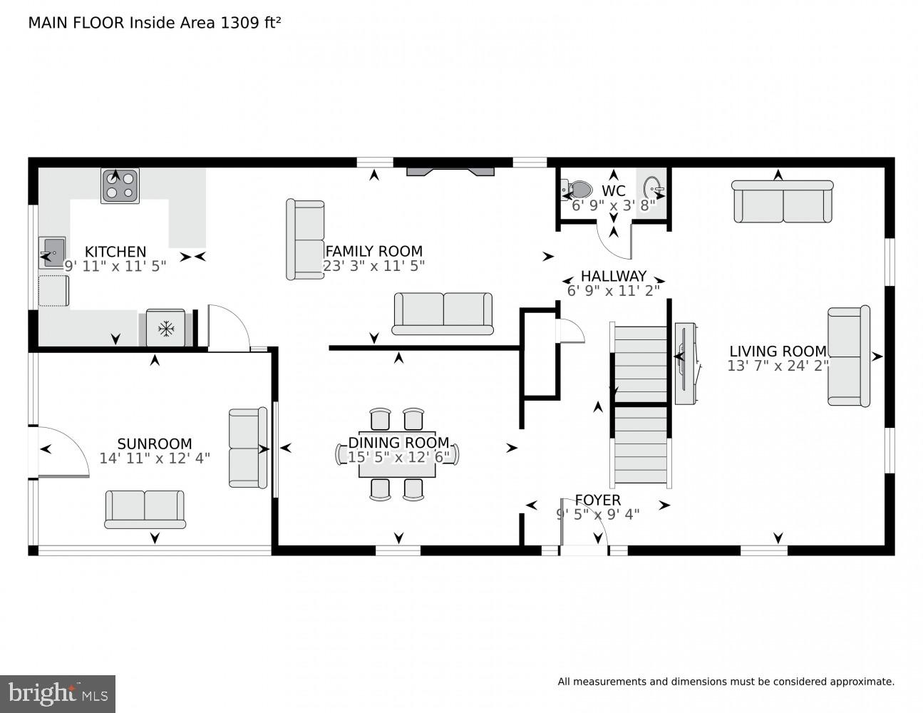 6603 Forsythia Street Springfield, VA 22150 - Photo 71 of 73 Floor Plan - Main Level of the Home