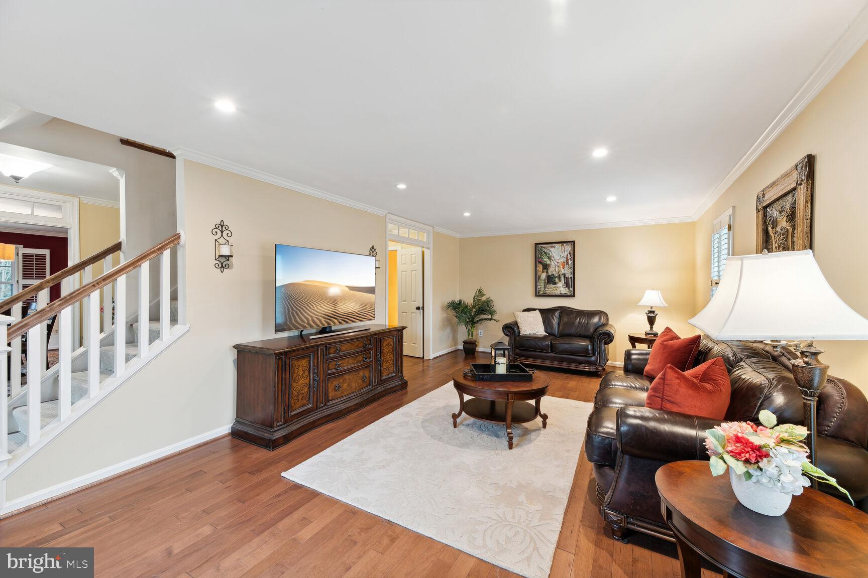 6603 Forsythia Street Springfield, VA 22150 - Photo 9 of 73 Living Room Boasts Lovely Hardwood Floors!