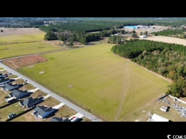66 Hewitt Road Loris, SC 29569 - Photo 3 of 5 Aerial view of sparsely populated area with abundant farmland