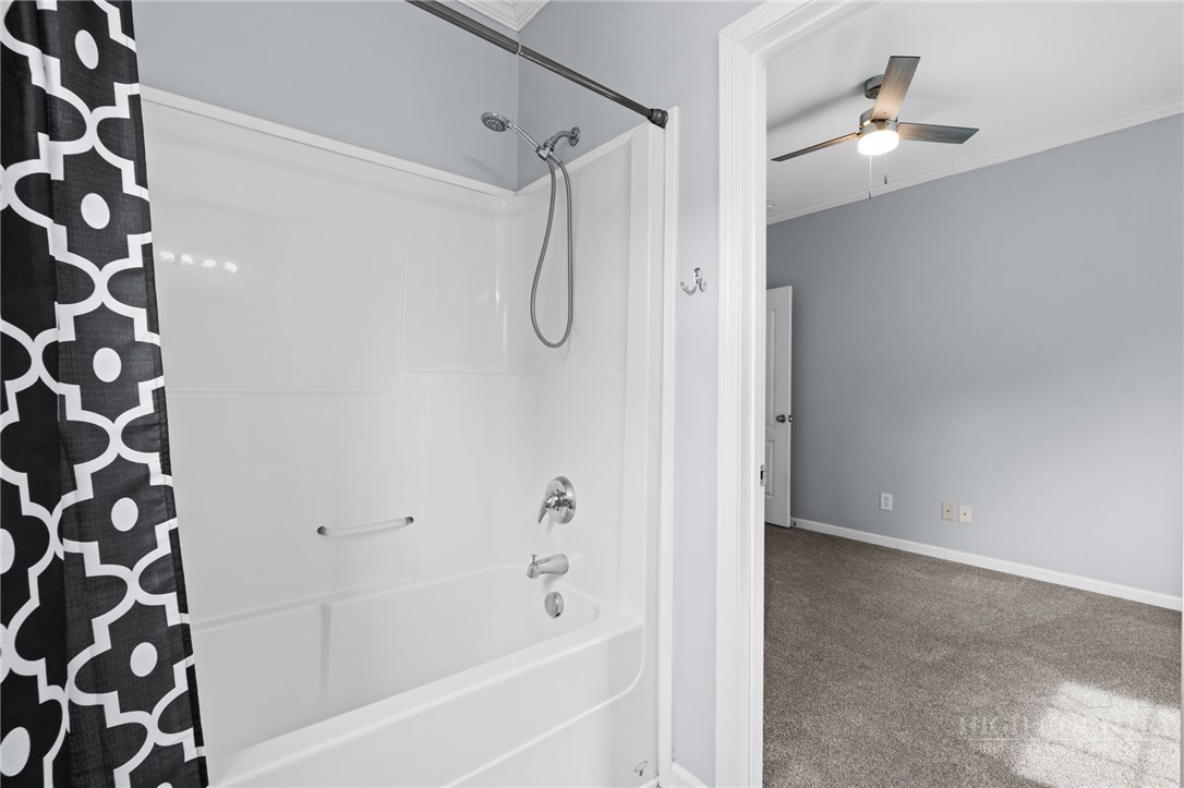 211 Cecil Miller Road, Unit 9 Boone, NC 28607 - Photo 12 of 32 a bathroom with a bathtub and a shower