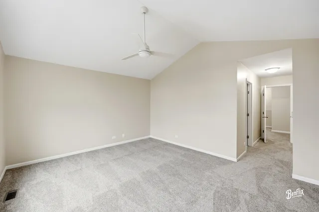 a view of an empty room