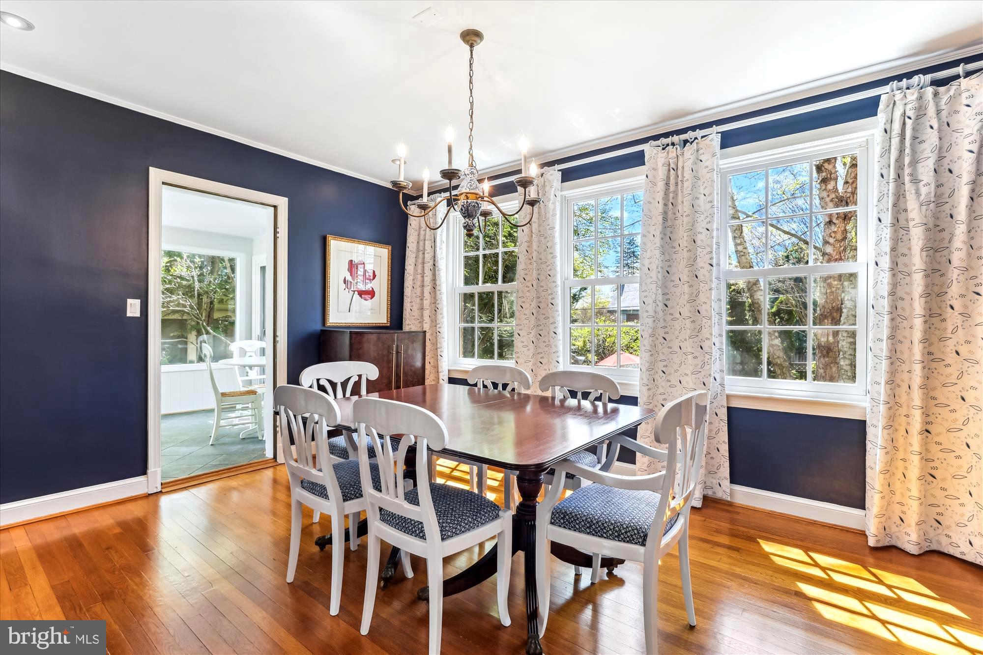 3568 Appleton Street Northwest Washington, DC 20008 - Photo 13 of 57 a dining room with furniture window wooden floor