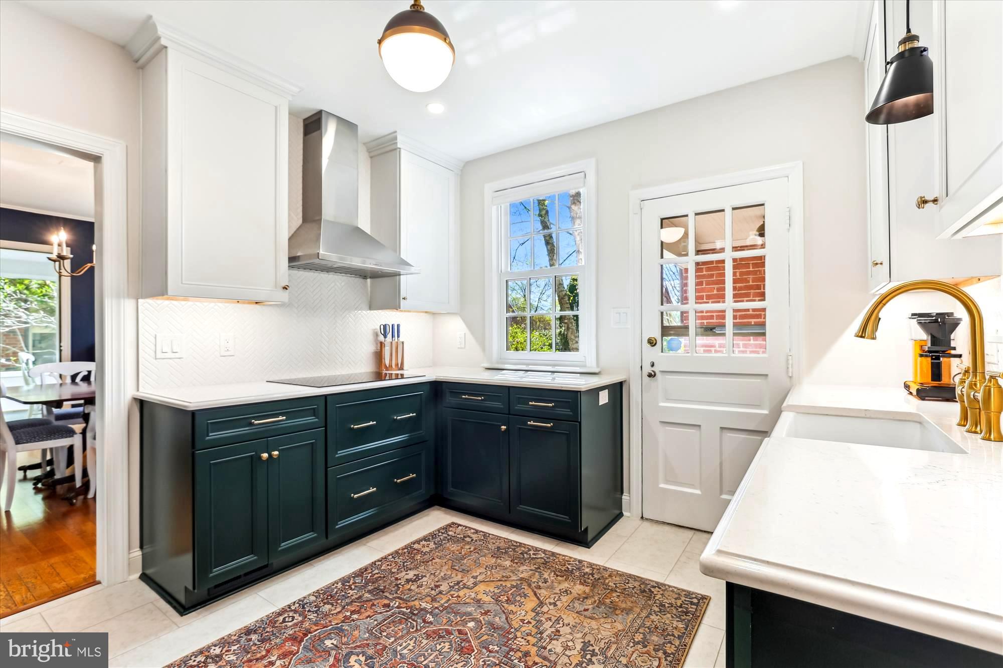 3568 Appleton Street Northwest Washington, DC 20008 - Photo 14 of 57 Remodeled Gourmet Kitchen w/ exit to Garage & Yard
