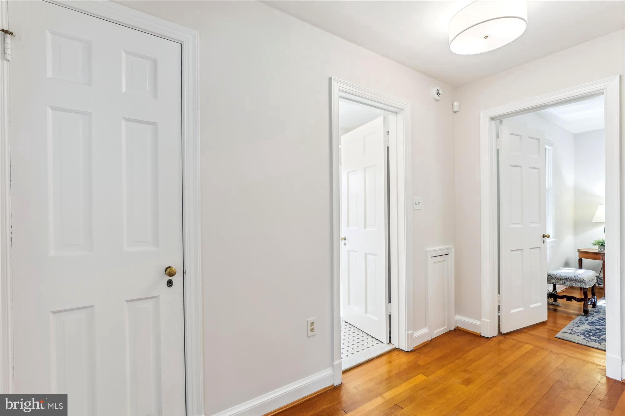 3568 Appleton Street Northwest Washington, DC 20008 - Photo 25 of 57 Hallway Looking into 3rd Bedroom