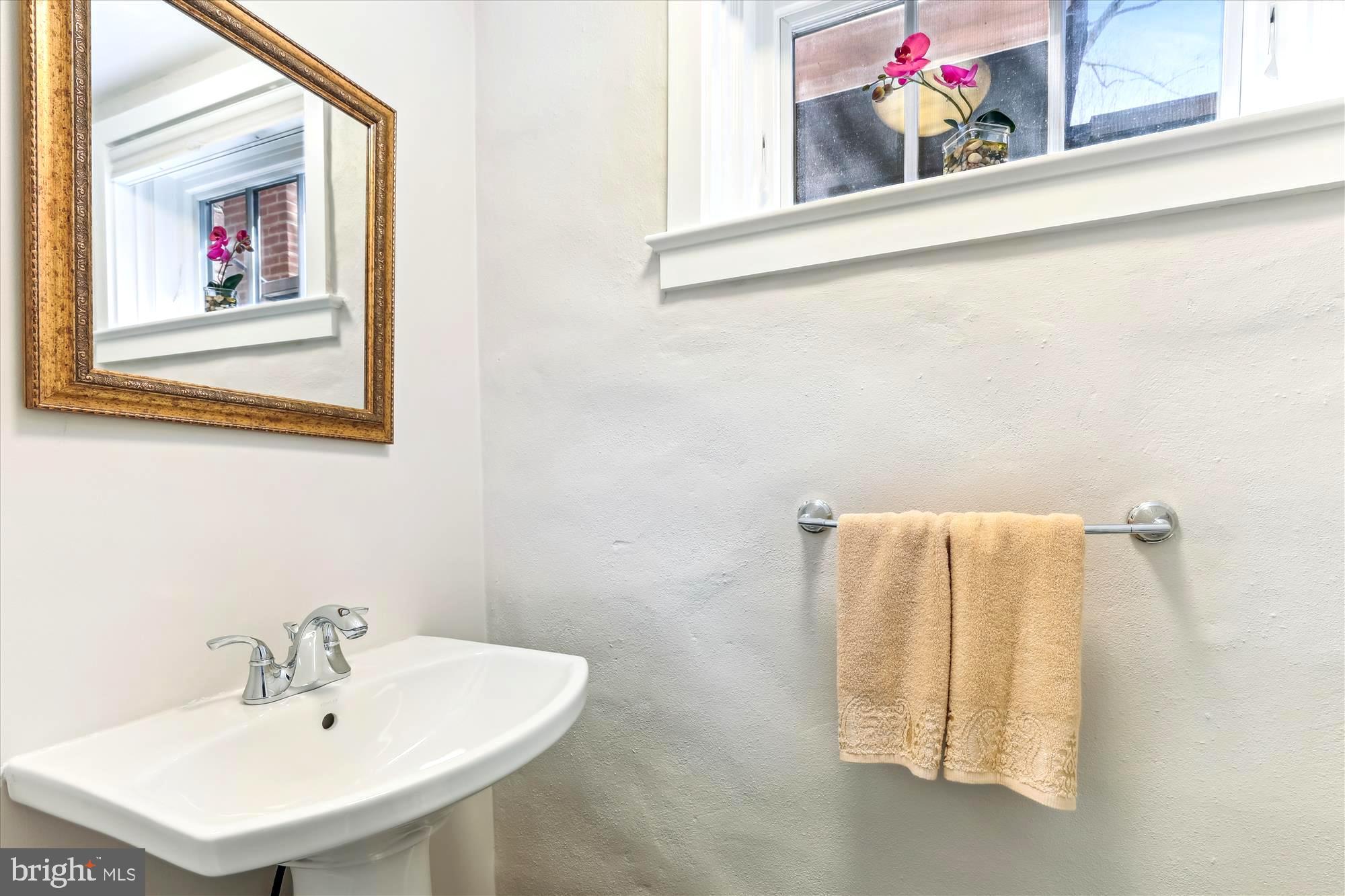 3568 Appleton Street Northwest Washington, DC 20008 - Photo 46 of 57 a bathroom with a sink and a mirror
