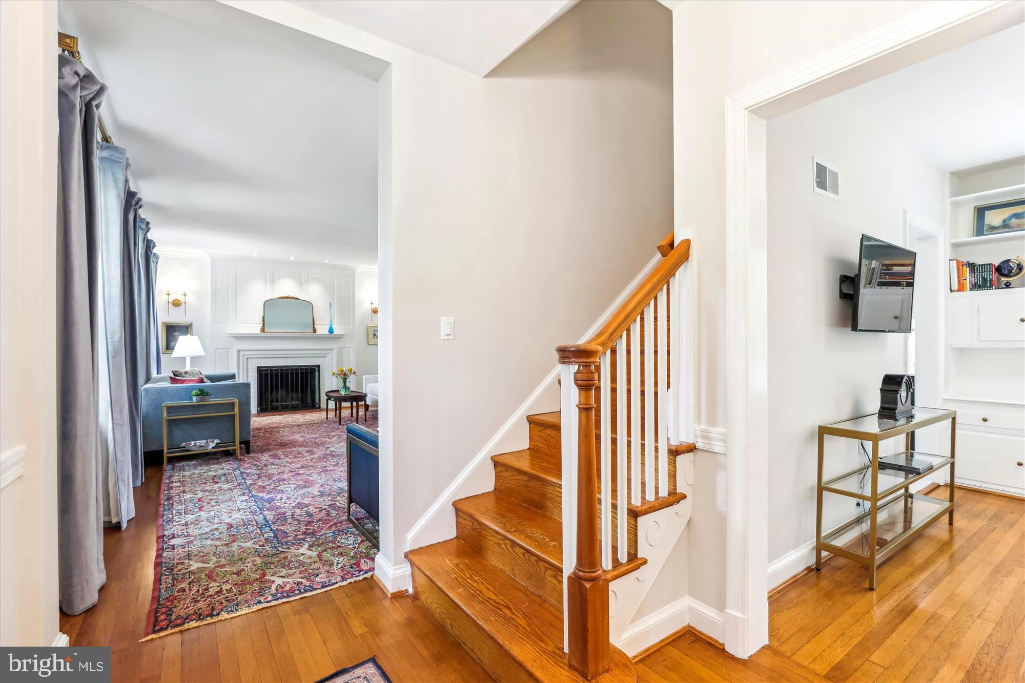 3568 Appleton Street Northwest Washington, DC 20008 - Photo 6 of 57 a view of a livingroom with furniture and workspace