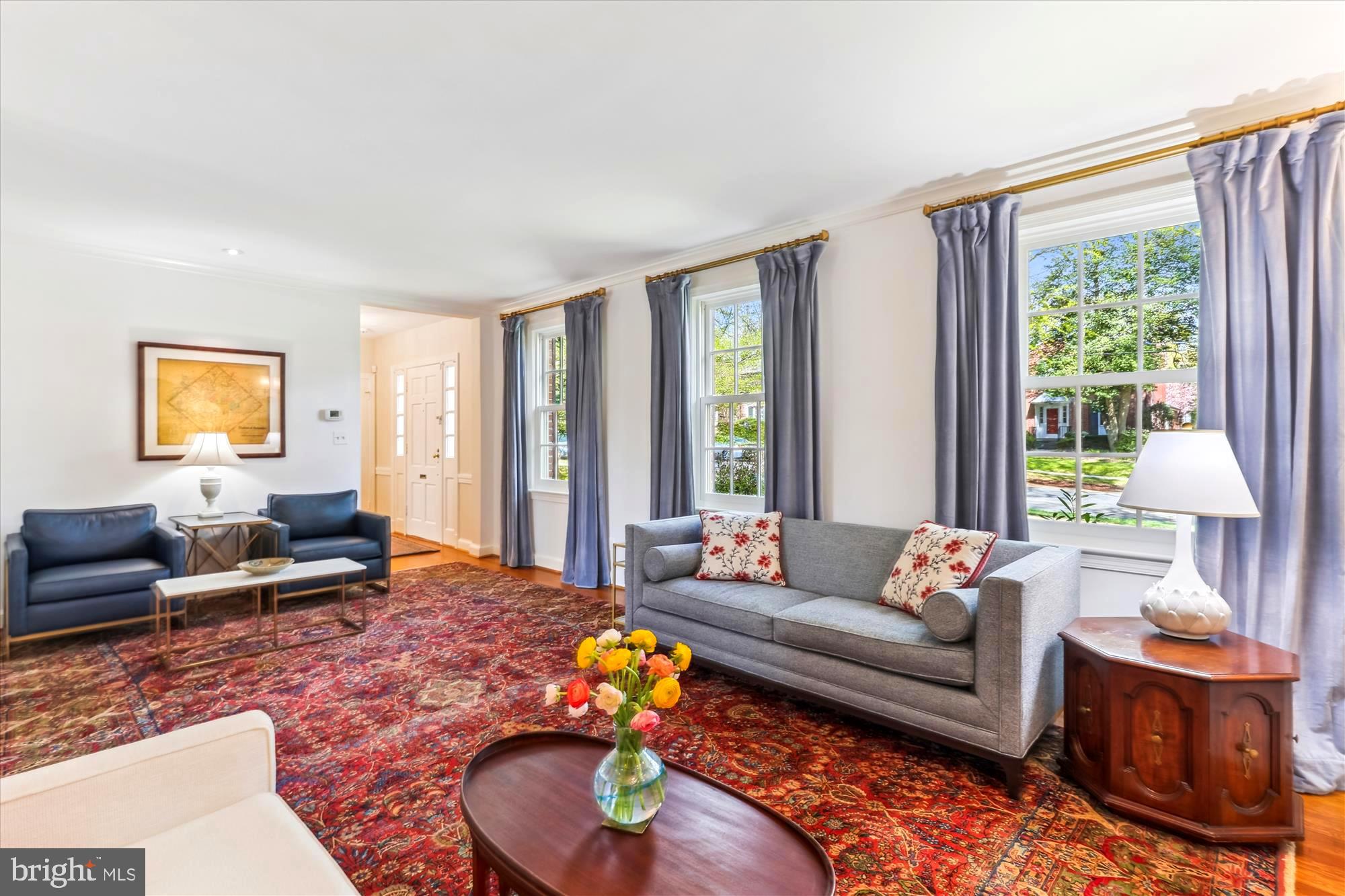 3568 Appleton Street Northwest Washington, DC 20008 - Photo 7 of 57 a living room with furniture and a large window