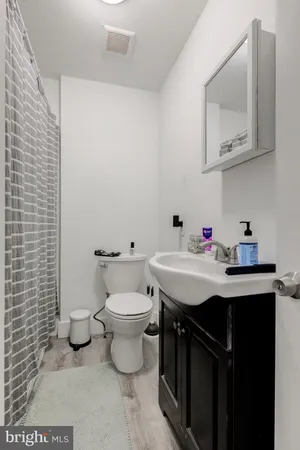 a bathroom with a sink and a toilet