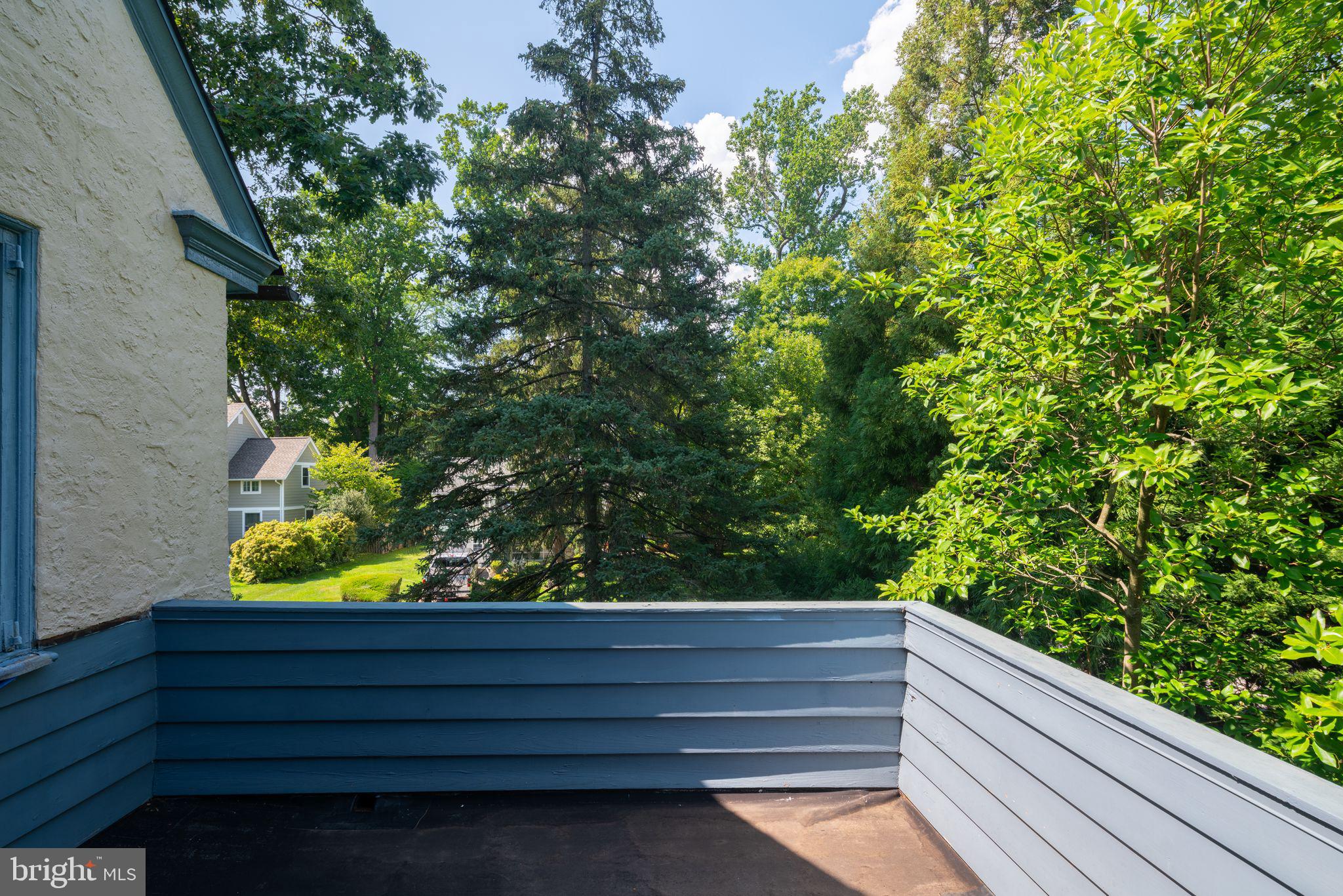 1452 County Line Road Bryn Mawr, PA 19010 - Photo 21 of 49 2nd story roof deck off Primary Bedroom