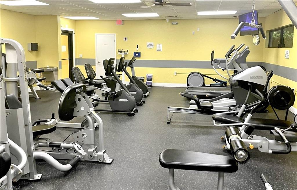 3634 Stone Way Estero, FL 33928 - Photo 25 of 27 a view of a room with gym equipment
