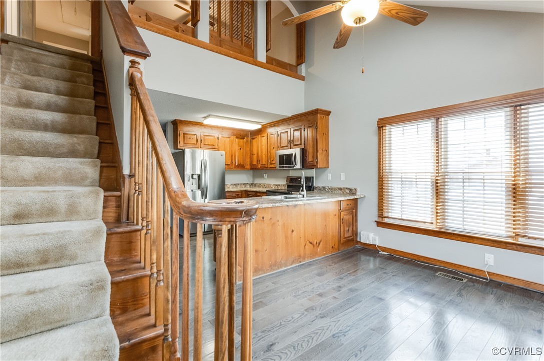 7400 Cannock Road Chesterfield, VA 23832 - Photo 4 of 36 a room with window and chandelier