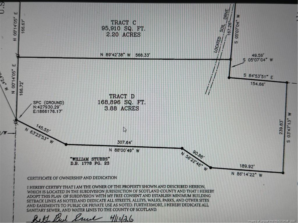 Tract D Aberdeen Road Marston, NC 28363 - Photo 1 of 1 Tract D - 3.88ac