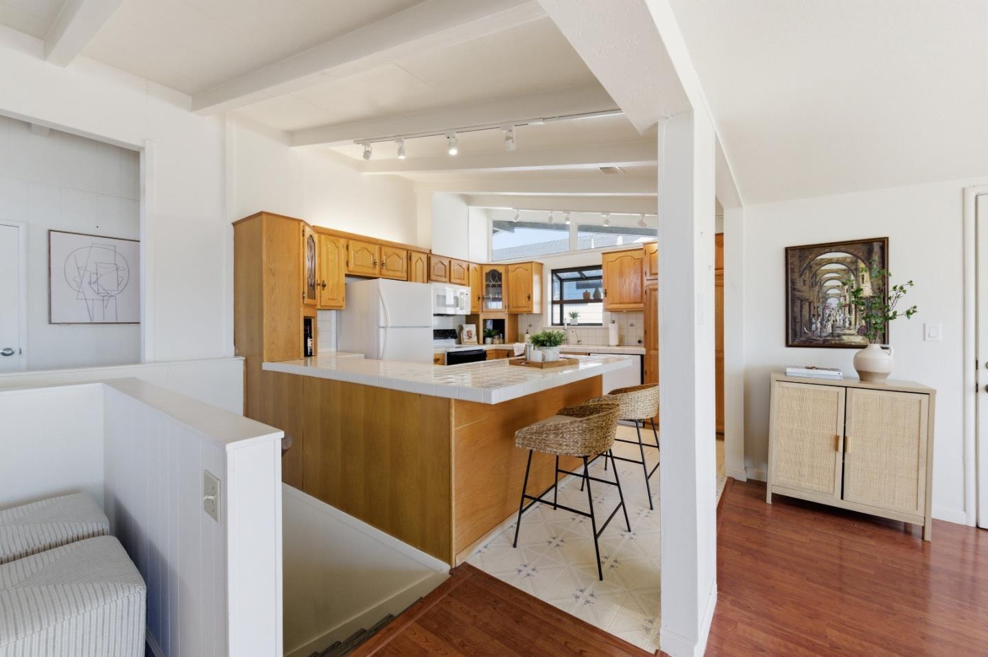 1856 Milton Road Napa, CA 94559 - Photo 11 of 47 a kitchen with stainless steel appliances a stove a sink cabinets and a refrigerator