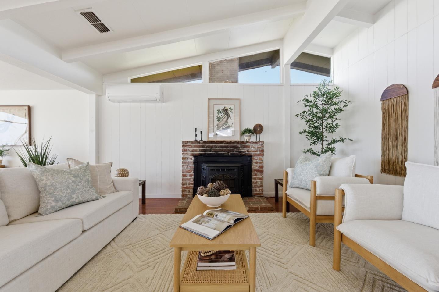 1856 Milton Road Napa, CA 94559 - Photo 19 of 47 a living room with furniture and a fireplace