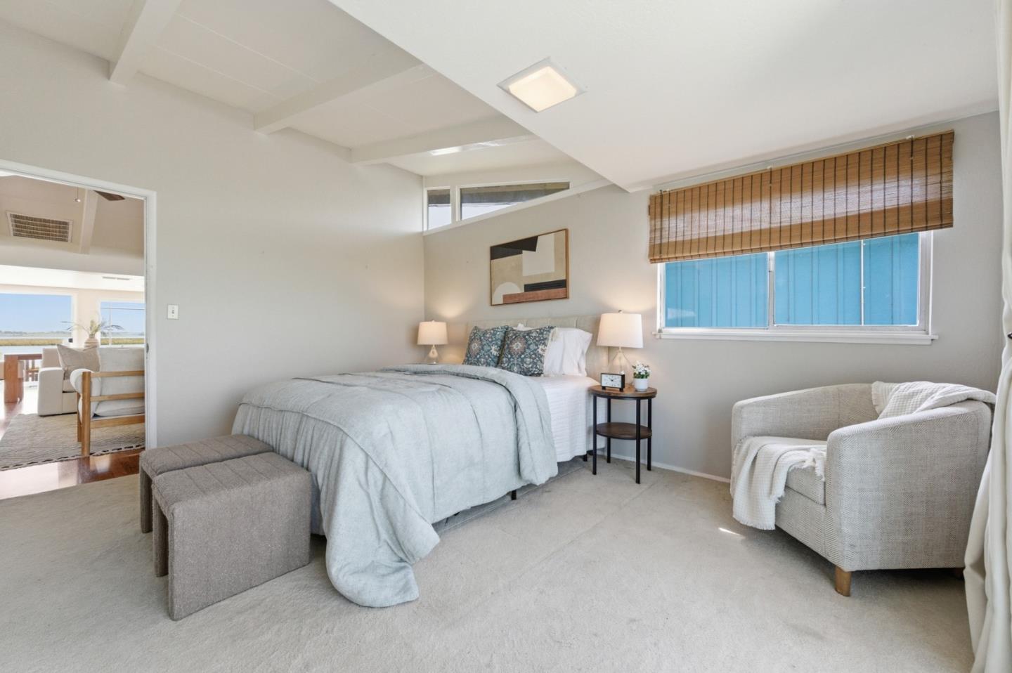 1856 Milton Road Napa, CA 94559 - Photo 22 of 47 a bedroom with bed and a couch