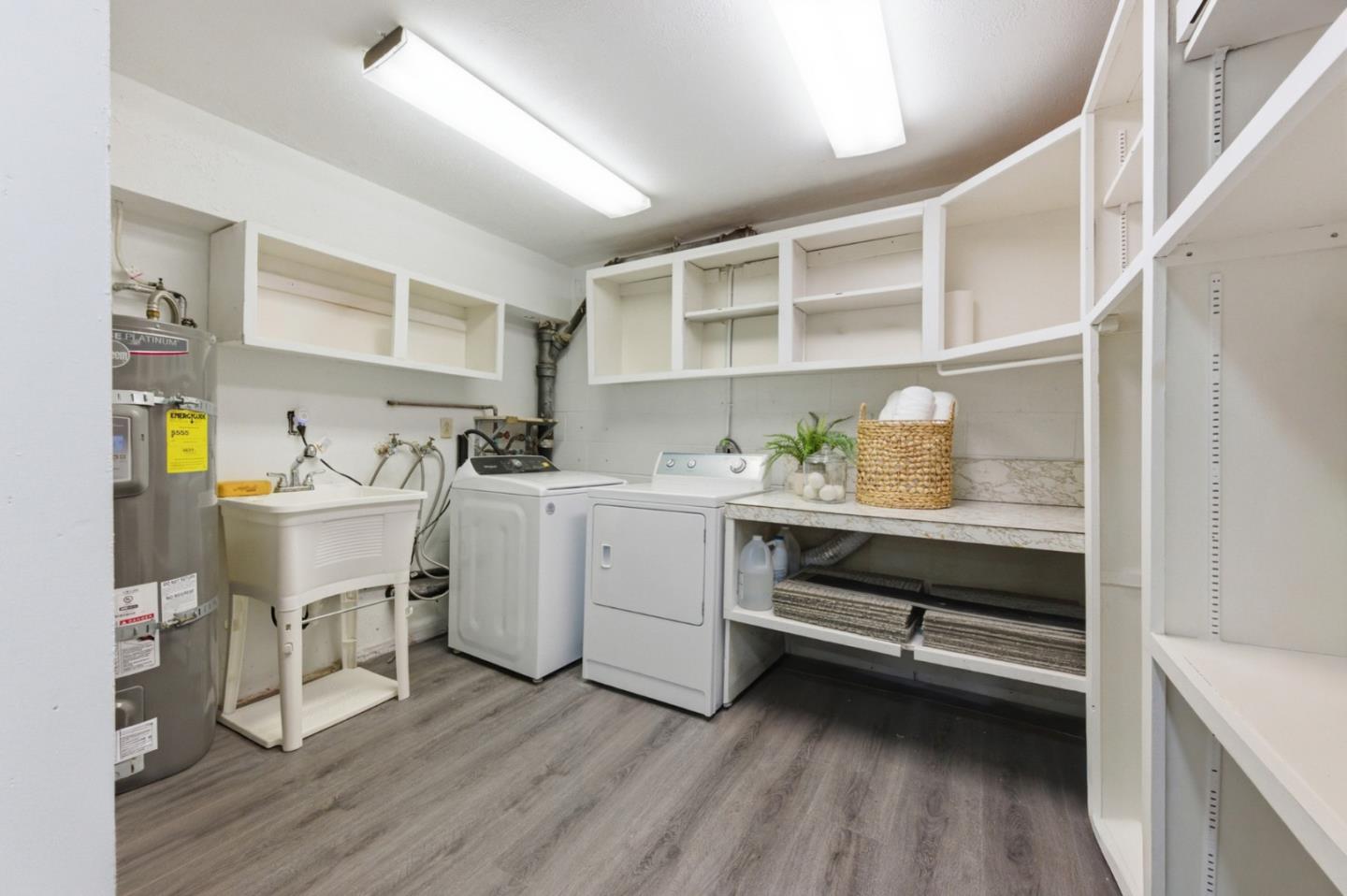 1856 Milton Road Napa, CA 94559 - Photo 36 of 47 a view of cabinets a sink and wooden floor