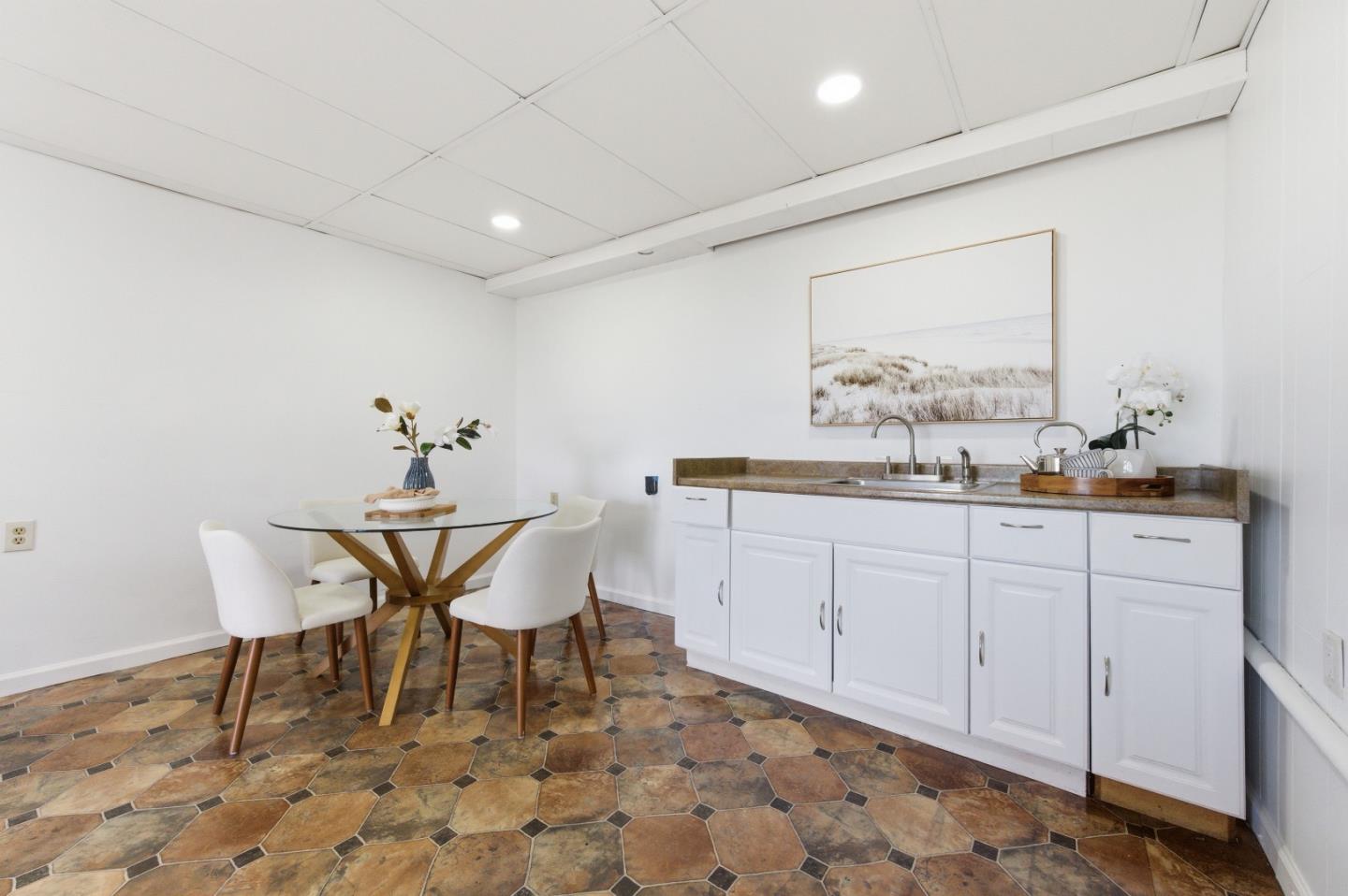 1856 Milton Road Napa, CA 94559 - Photo 42 of 47 a dining room with a sink and chairs