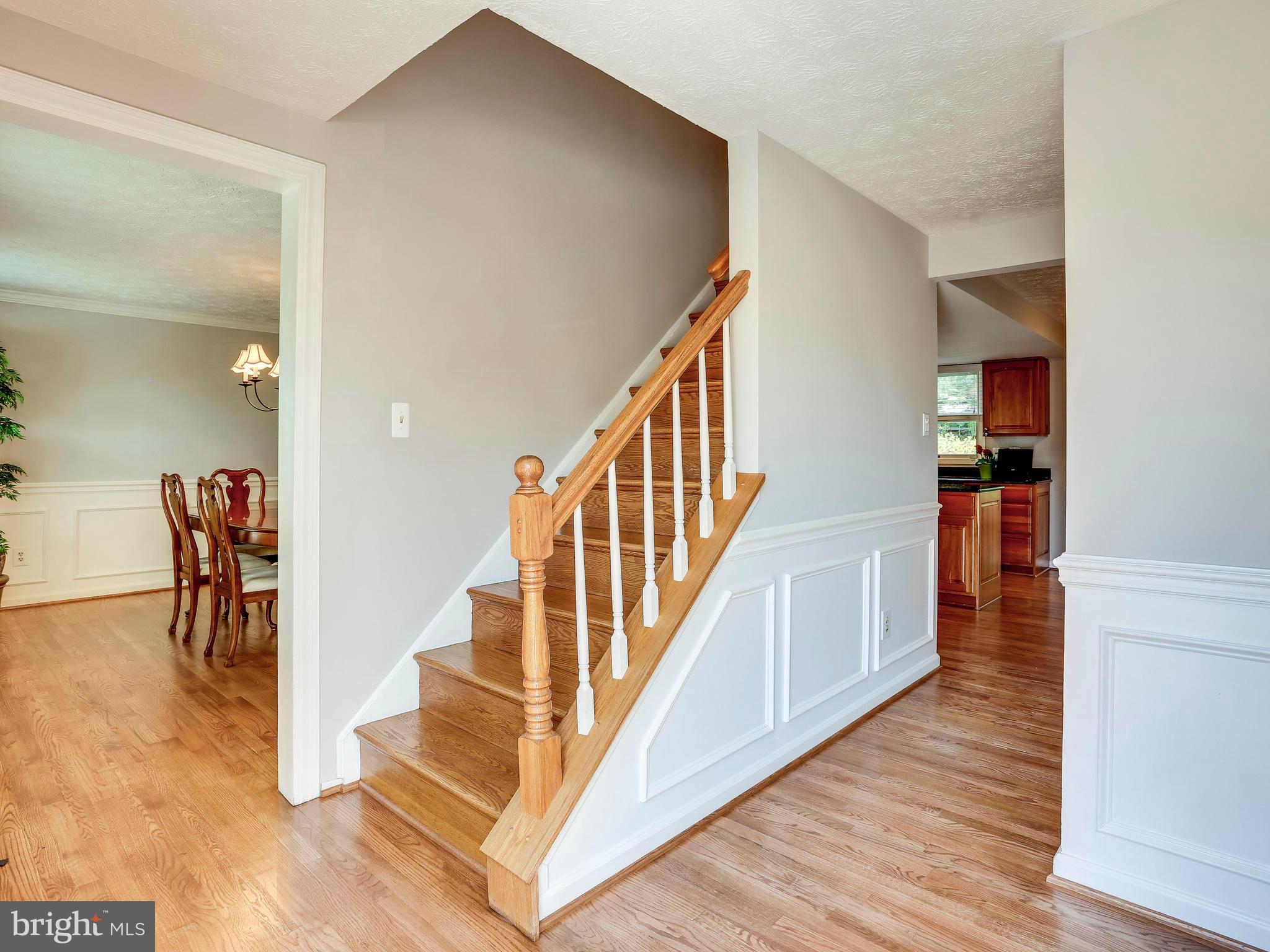 7569 Vogels Way Springfield, VA 22153 - Photo 16 of 28 a view of entryway and hall with wooden floor