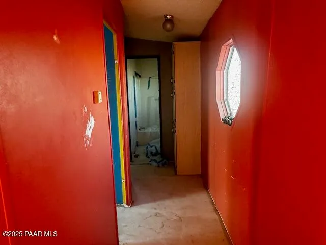 a view of front door