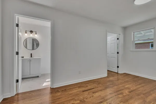 wooden floor in an empty room