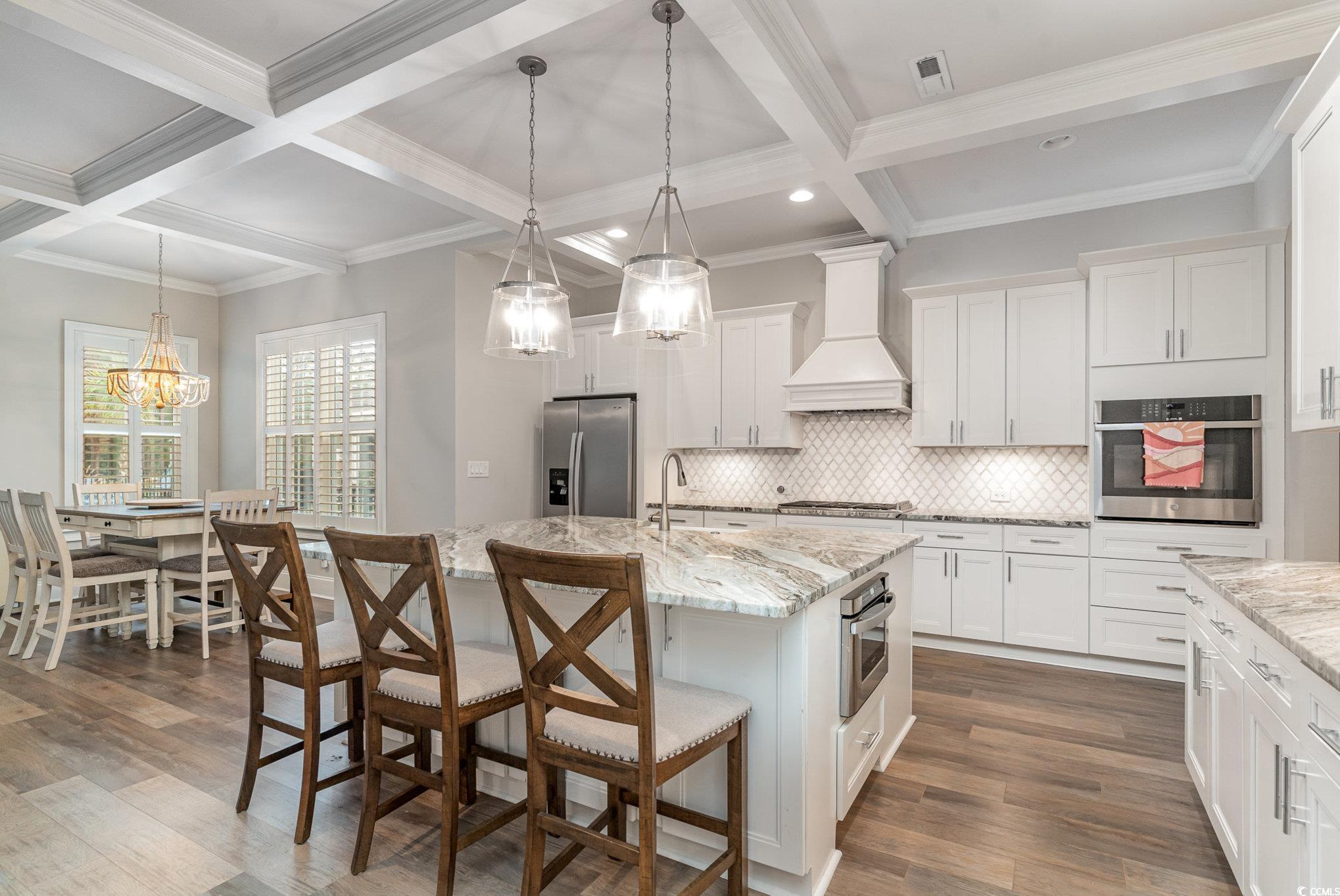 528 Starlit Way Myrtle Beach, SC 29579 - Photo 7 of 40 Kitchen with dark wood-type flooring, appliances w