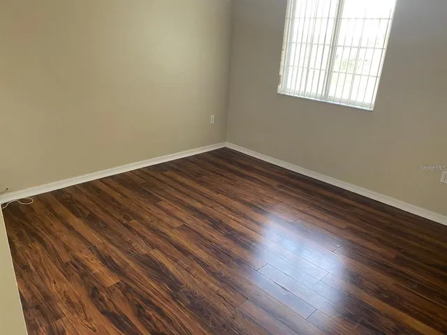 wooden floor in an empty room