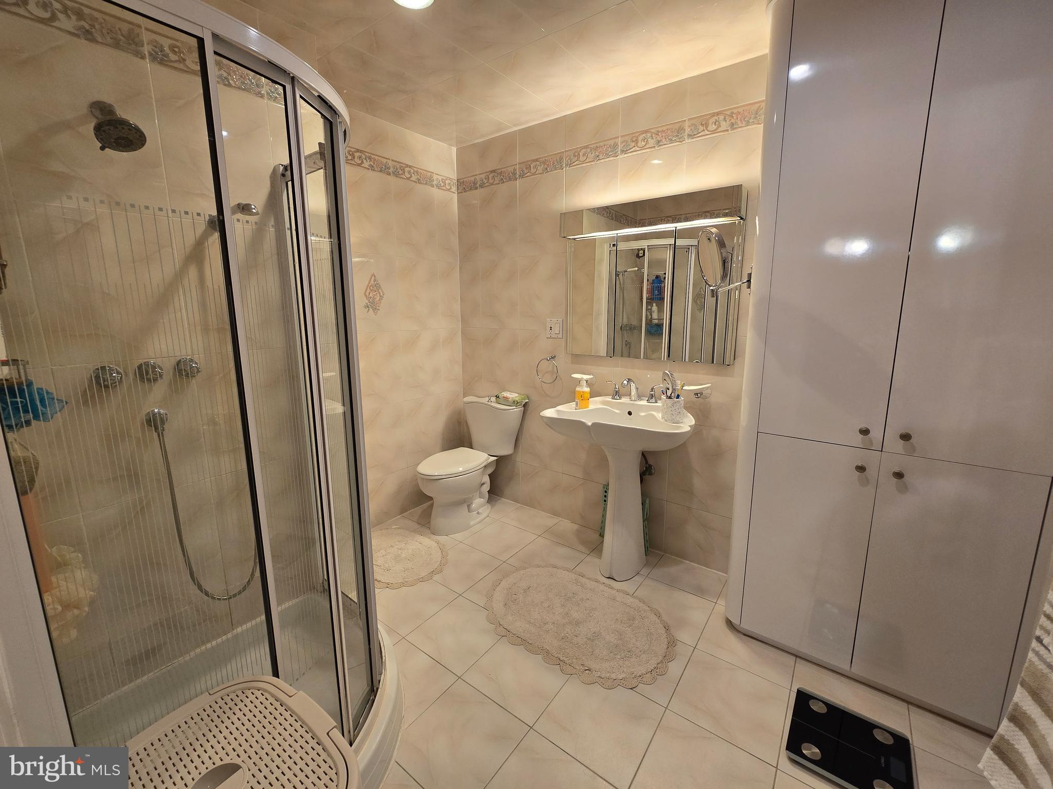 743 Bridgeview Road Feasterville-Trevose, PA 19053 - Photo 34 of 55 a bathroom with a sink a toilet and shower