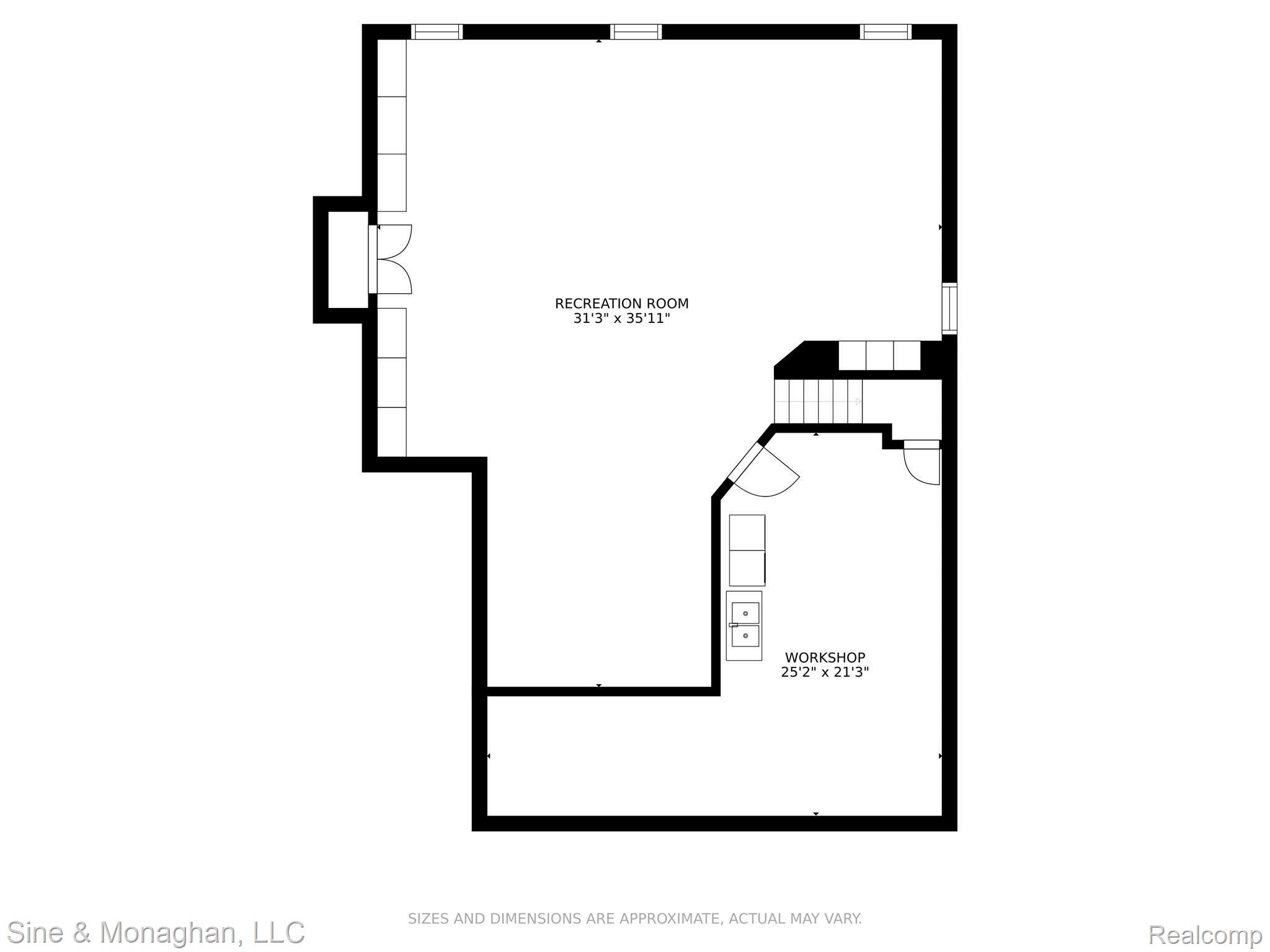 336 South Cranbrook Cross Road Bloomfield Hills, MI 48301 - Photo 38 of 40 Basement plan