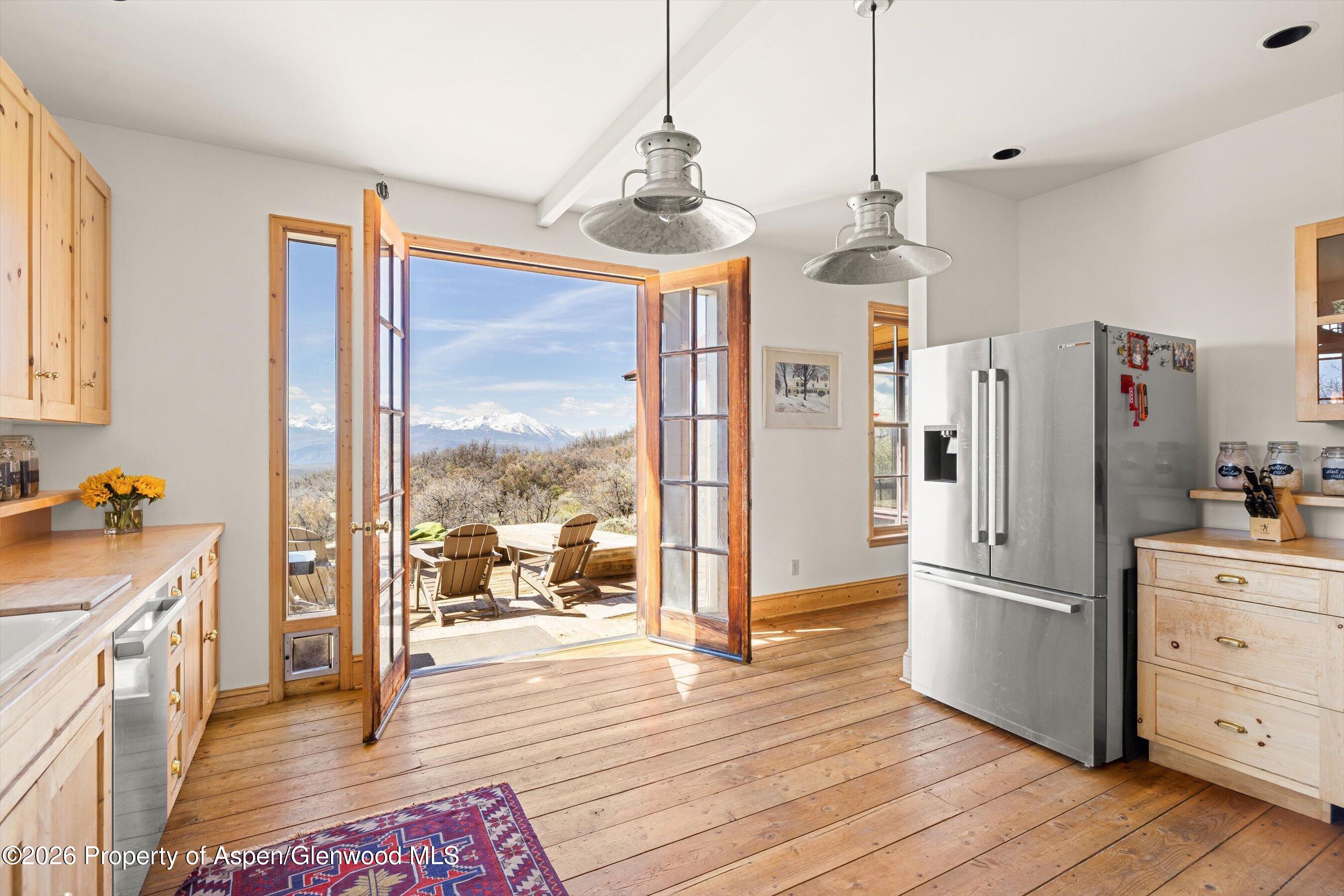 967 Buck Point Road Carbondale, CO 81623 - Photo 11 of 34 kitchen towards dec