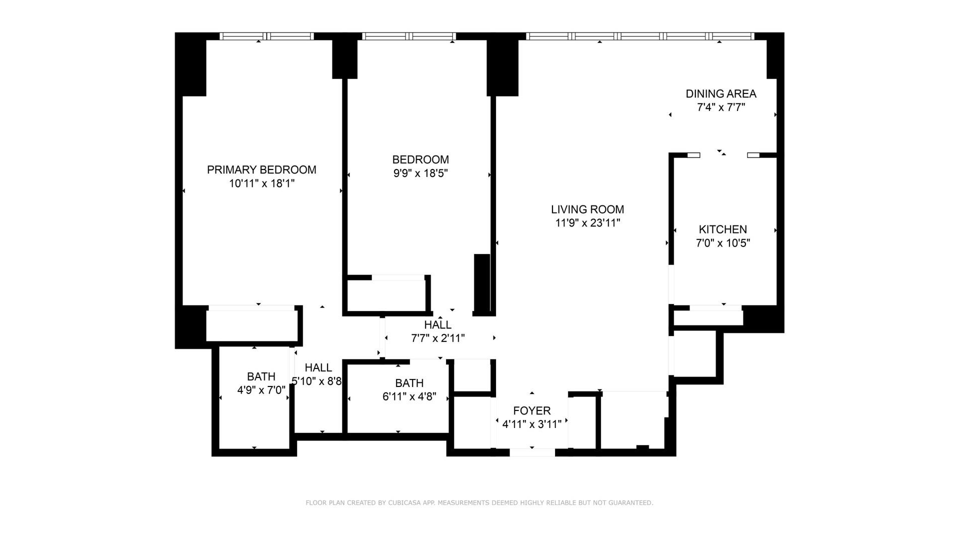 555 Kappock Street, Unit 4H Bronx, NY 10463 - Photo 16 of 16 a picture of a floor plan