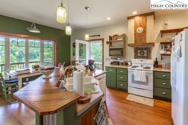 a room with furniture and a window