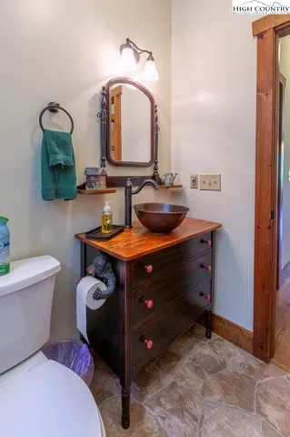 a close up of a bathtub