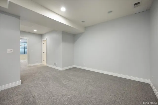 a view of an empty room