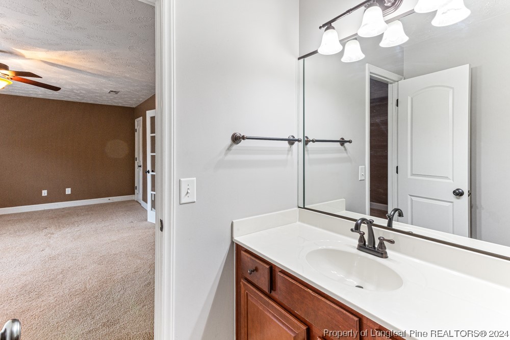 44 Ambrose Point Cameron, NC 28326 - Photo 27 of 48 a bathroom with a sink a mirror and a shower