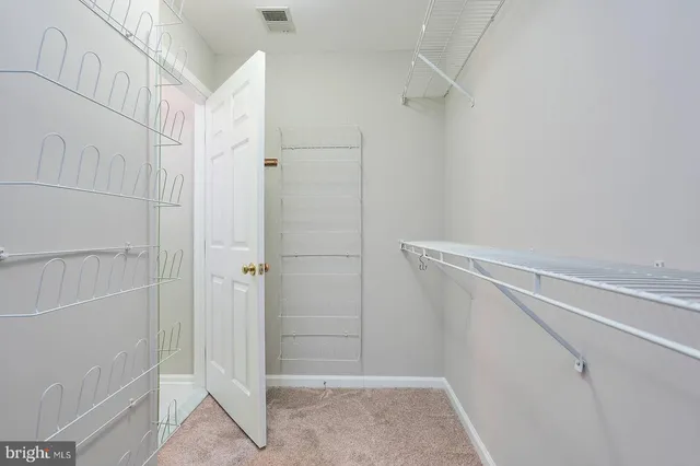 a view of walk in closet