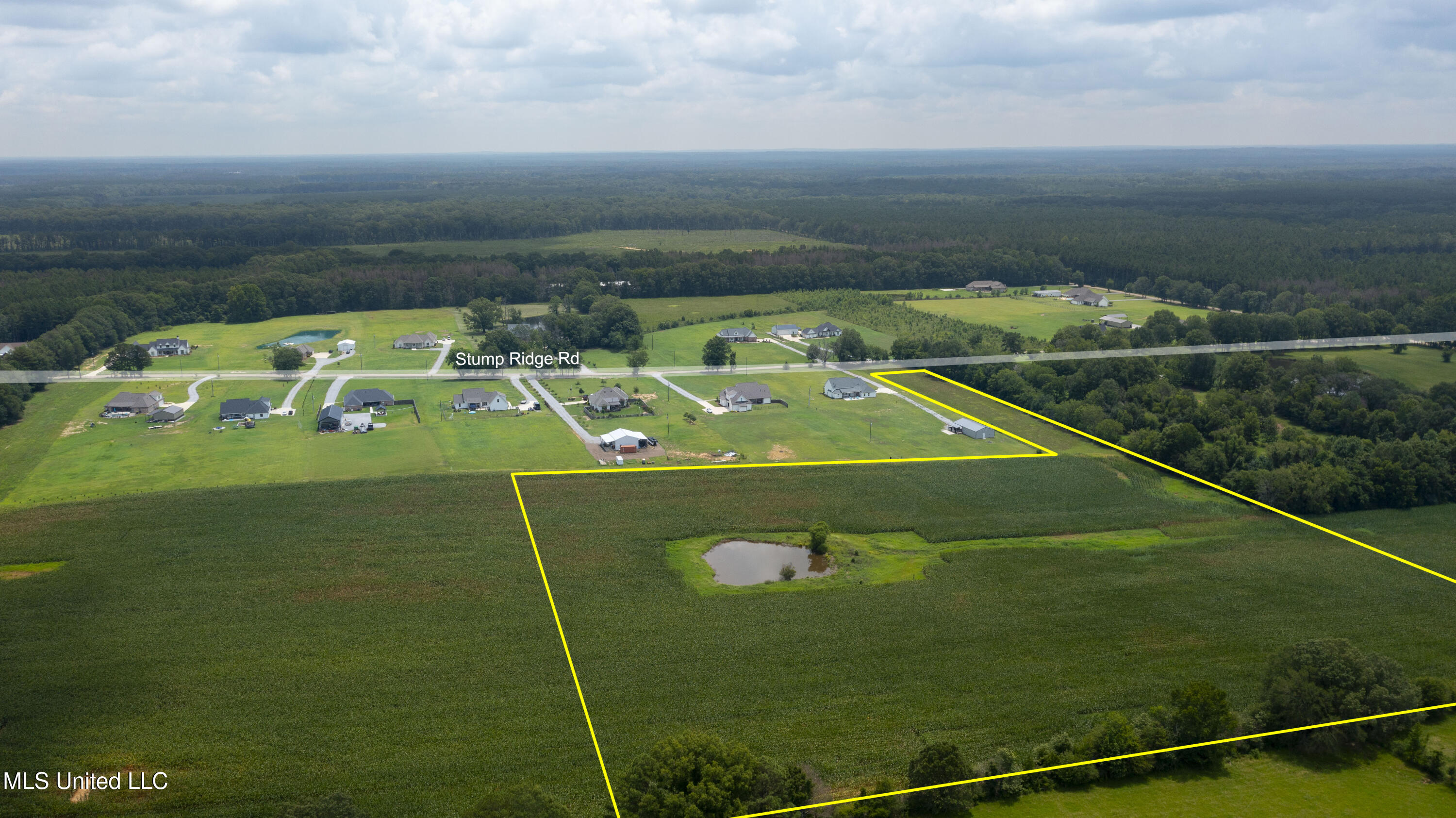 2 Stump Ridge Road Brandon, MS 39047 - Photo 2 of 5 Lot 2 Aerial