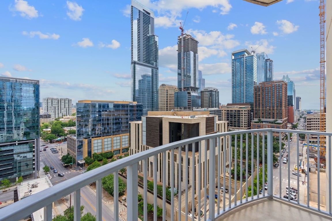 360 Nueces Street, Unit 1518 Austin, TX 78701 - Photo 22 of 35 a view of city from a balcony