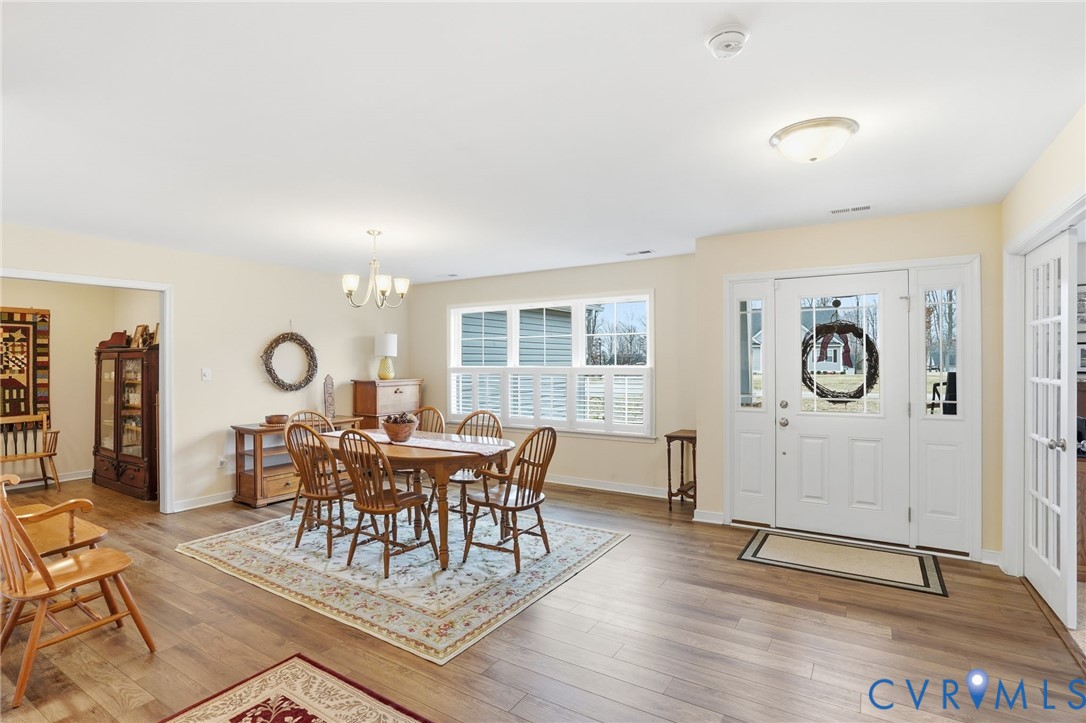 129 McRee Way Aylett, VA 23009 - Photo 9 of 56 Large Dining Room with room to expand when you are