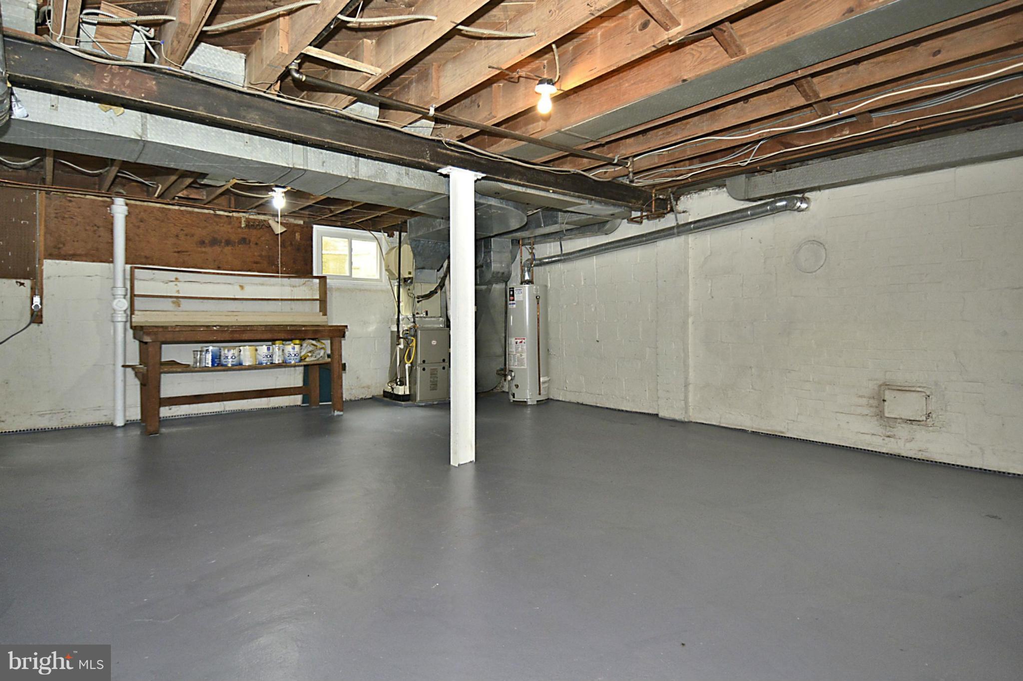 5004 Allan Road Bethesda, MD 20816 - Photo 23 of 30 a view of water heater room with stairs