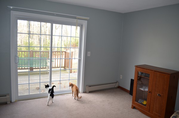 15 Bay Path Road Belchertown, MA 01007 - Photo 28 of 30 a view of a room with gym equipment and windows