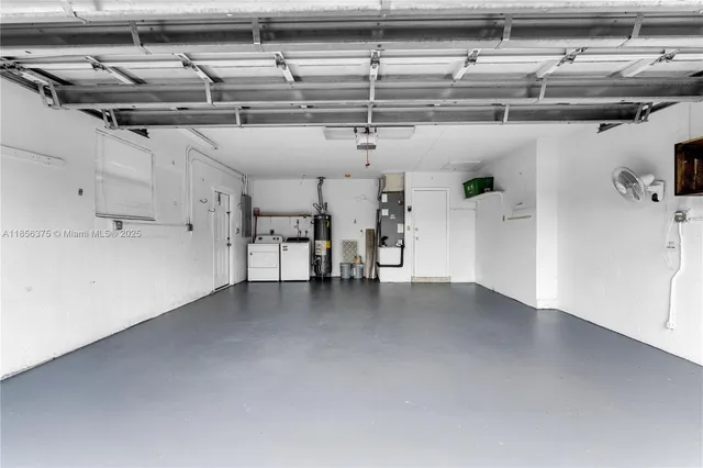 a view of storage and utility room with racks