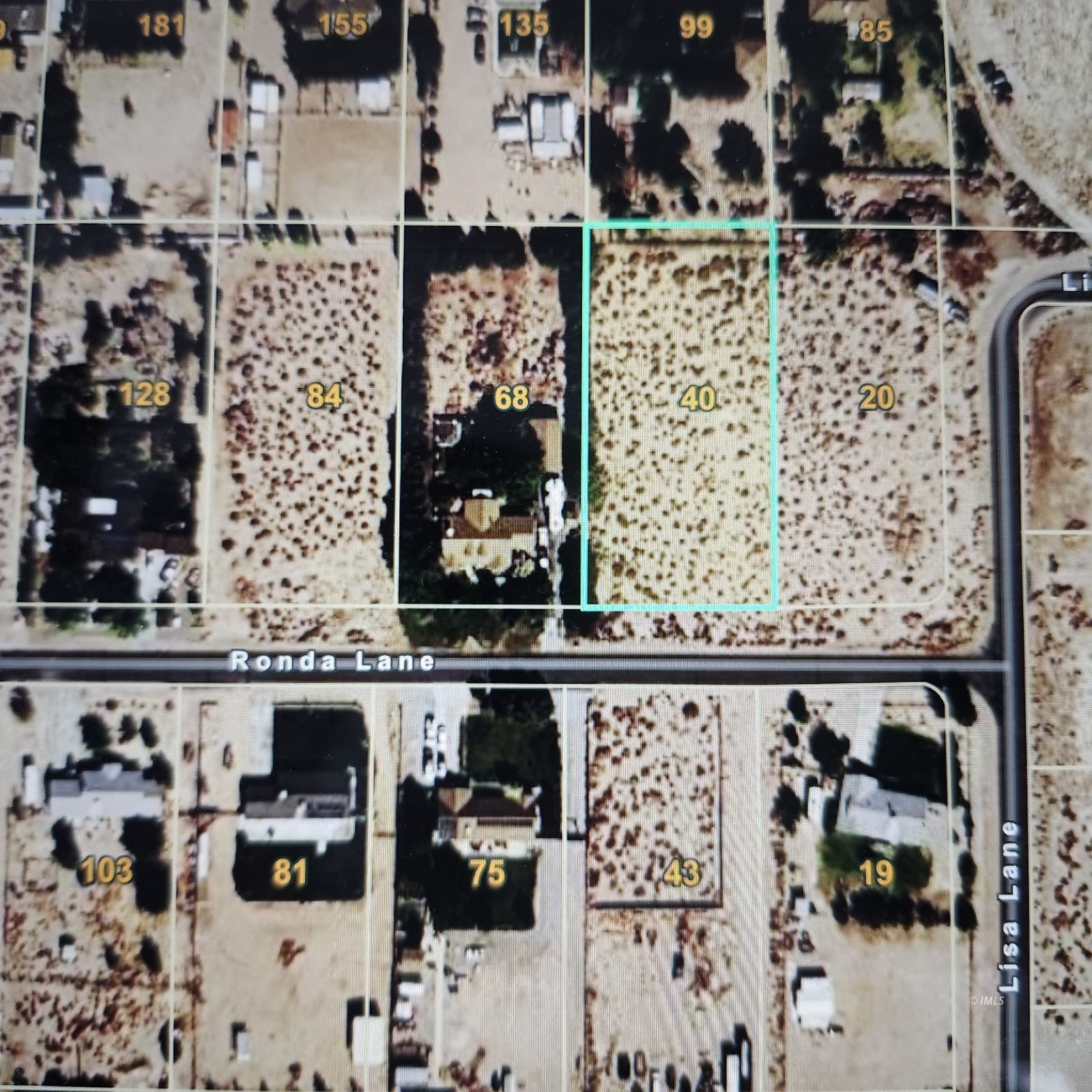 40 Ronda Lane Bishop, CA 93514 - Photo 4 of 14 Approximate property lines