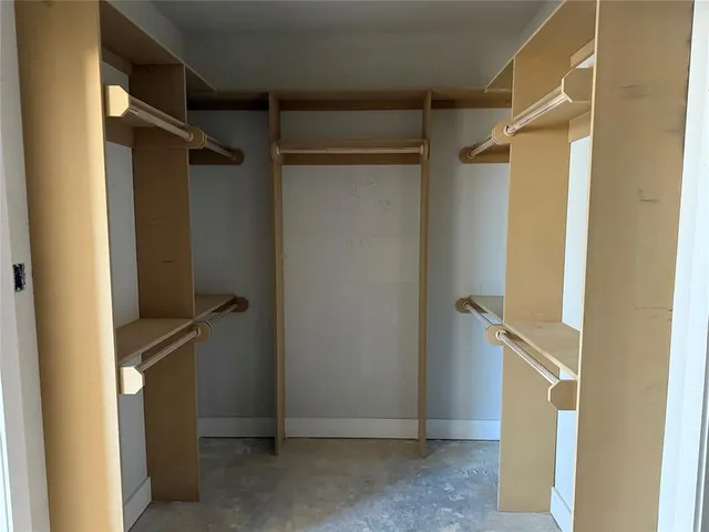 a view of walk in closet