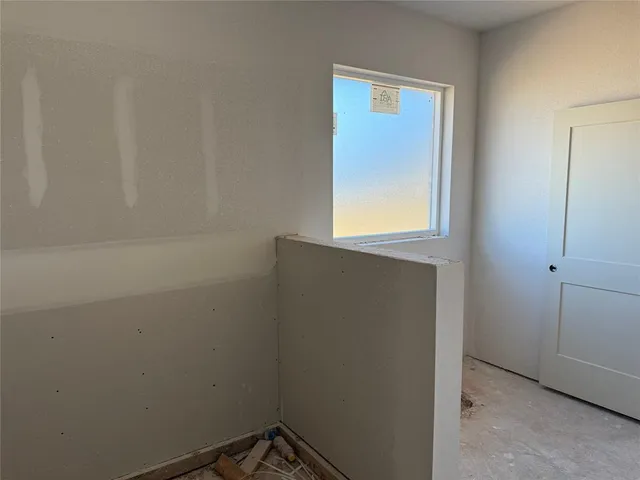 a small space with a window