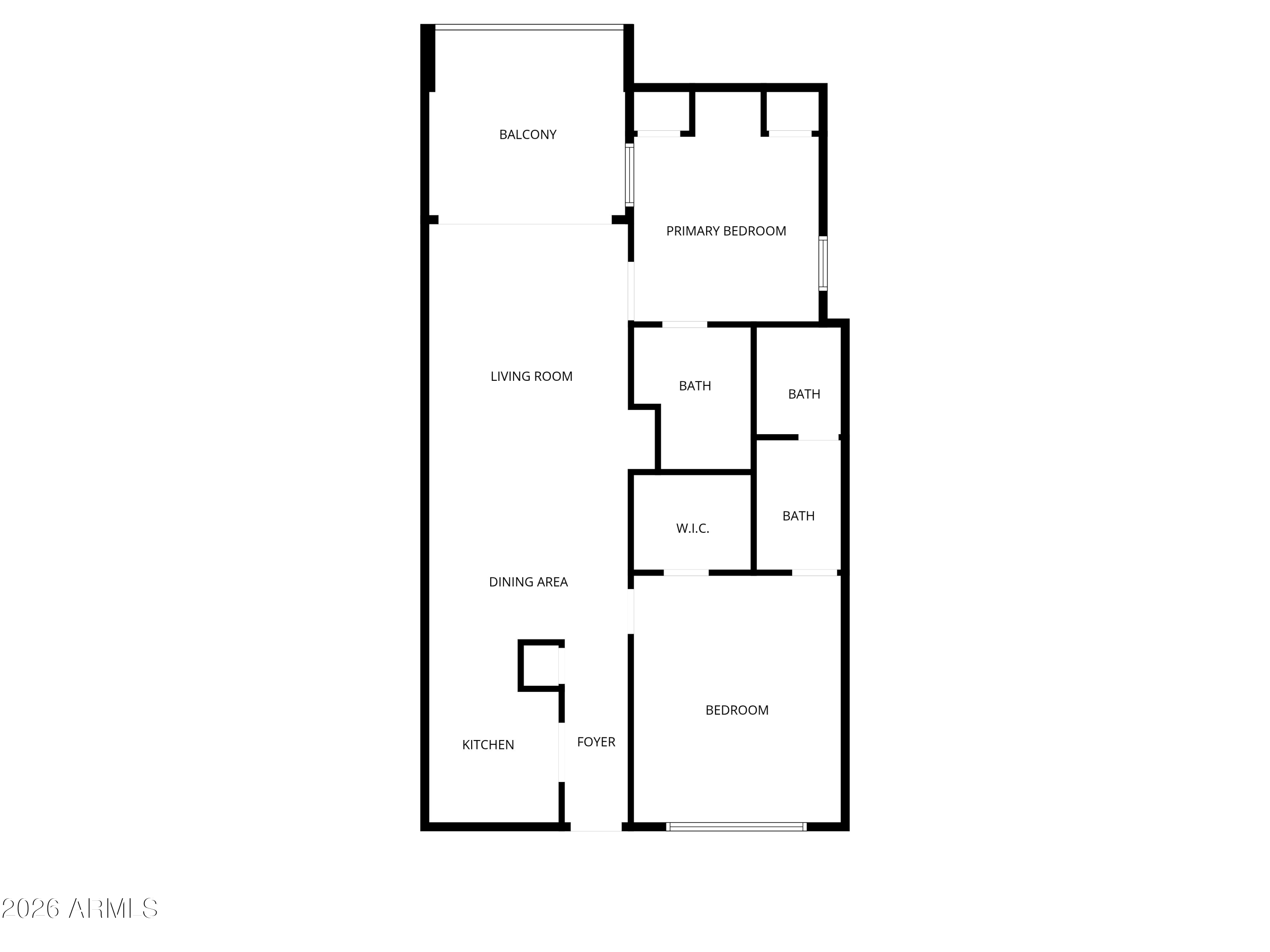 7625 East Camelback Road, Unit A220 Scottsdale, AZ 85251 - Photo 37 of 37 a picture of a floor plan