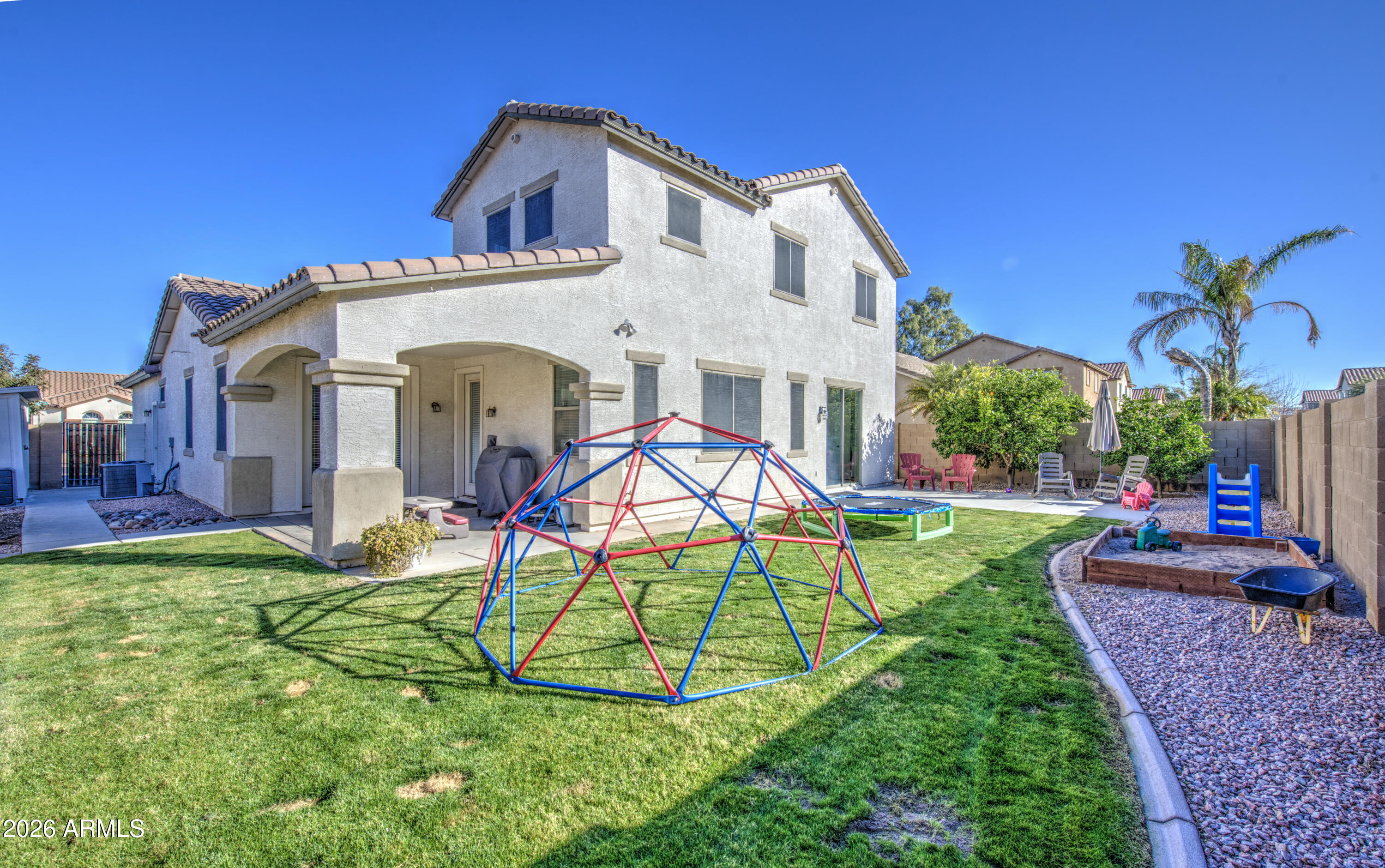 21303 East Alyssa Road Queen Creek, AZ 85142 - Photo 29 of 29 a view of a house with a yard