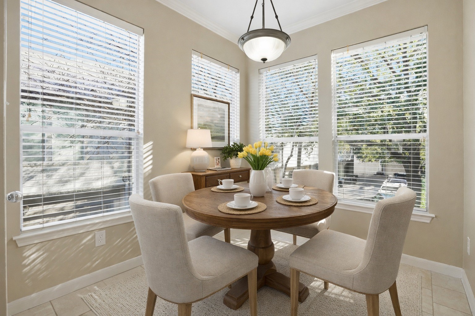 1809 Gillette Street Houston, TX 77019 - Photo 16 of 35 a view of a dining room with furniture wooden floor and chandelier